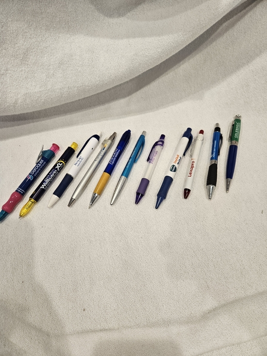 Other - Vintage Pharmaceutical Drug Rep Pens!! Seroquel Lilly Adverts! Lot Of 11 Collect